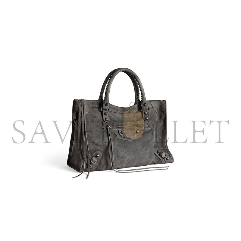 BALENCIAGA LE CITY BAG MEDIUM IN STORM GREY 8230582AB2A1143 (37*23.4*14.9cm) BALENCIAGA LE CITY BAG MEDIUM IN STORM GREY 8230582AB2A1143 (37*23.4*14.9cm)