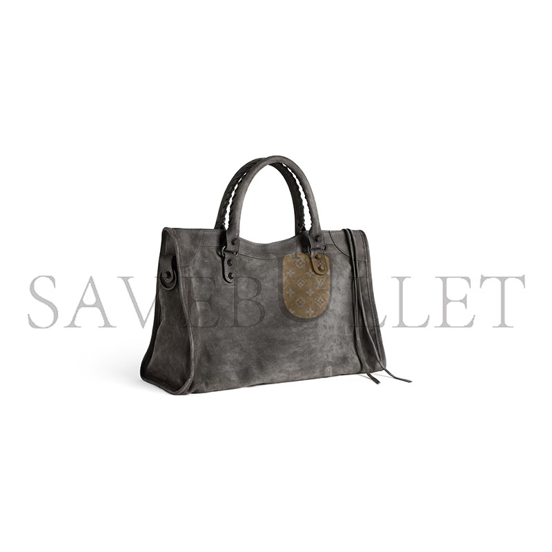 BALENCIAGA LE CITY BAG MEDIUM IN STORM GREY 8230582AB2A1143 (37*23.4*14.9cm) BALENCIAGA LE CITY BAG MEDIUM IN STORM GREY 8230582AB2A1143 (37*23.4*14.9cm)