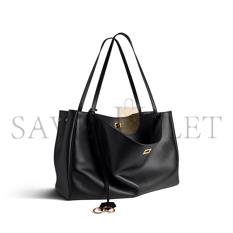 BALENCIAGA WOMEN'S RODEO TOTE BAG IN BLACK 8274812AA4V1000 (47*30*22cm) BALENCIAGA WOMEN'S RODEO TOTE BAG IN BLACK 8274812AA4V1000 (47*30*22cm)