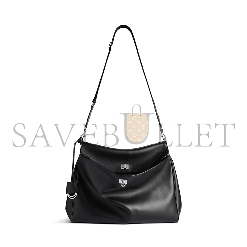 BALENCIAGA MEN'S RODEO MESSENGER BAG IN BLACK 8218872ABOX1000 (40*30*11cm) BALENCIAGA MEN'S RODEO MESSENGER BAG IN BLACK 8218872ABOX1000 (40*30*11cm)