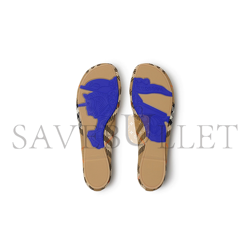 BURBERRY CHECK KNIT BABY BALLET FLATS 80990571 BURBERRY CHECK KNIT BABY BALLET FLATS 80990571