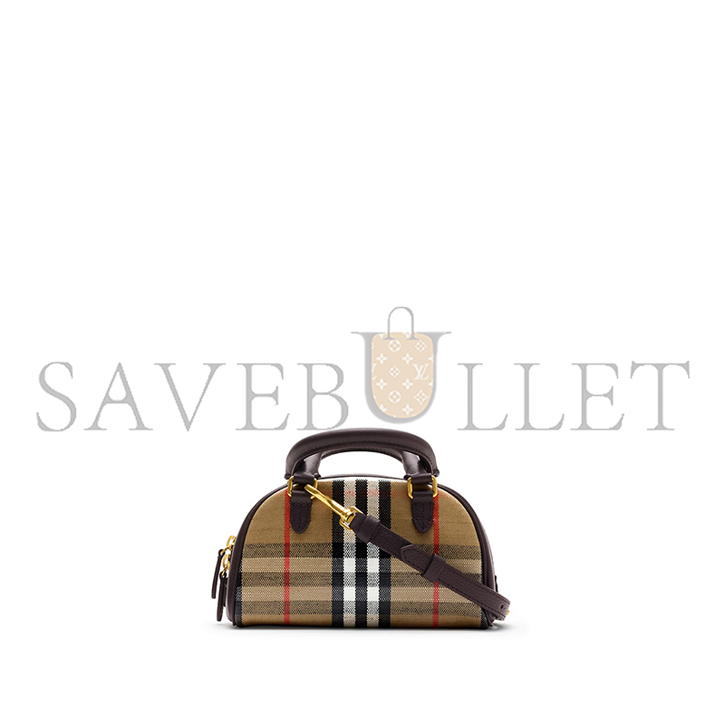 BURBERRY MINI HIGHLANDS BOWLING BAG 81152811 (19.5*12*9cm) BURBERRY MINI HIGHLANDS BOWLING BAG 81152811 (19.5*12*9cm)