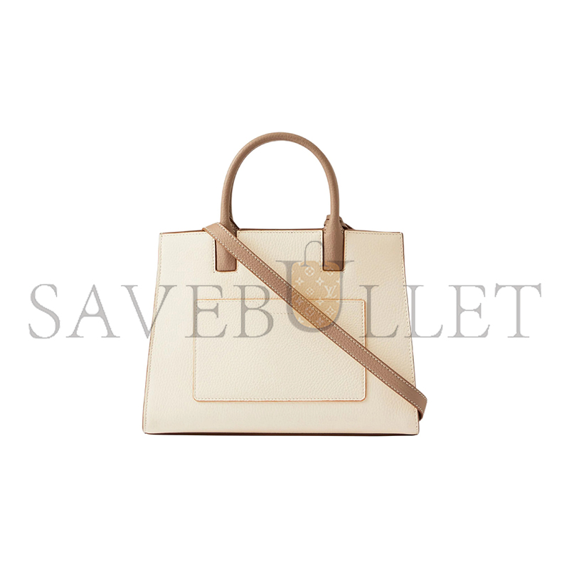 BURBERRY MINI FRANCES TOTE BAG IN GRAIN LEATHER 80725221 (27*20*11cm)