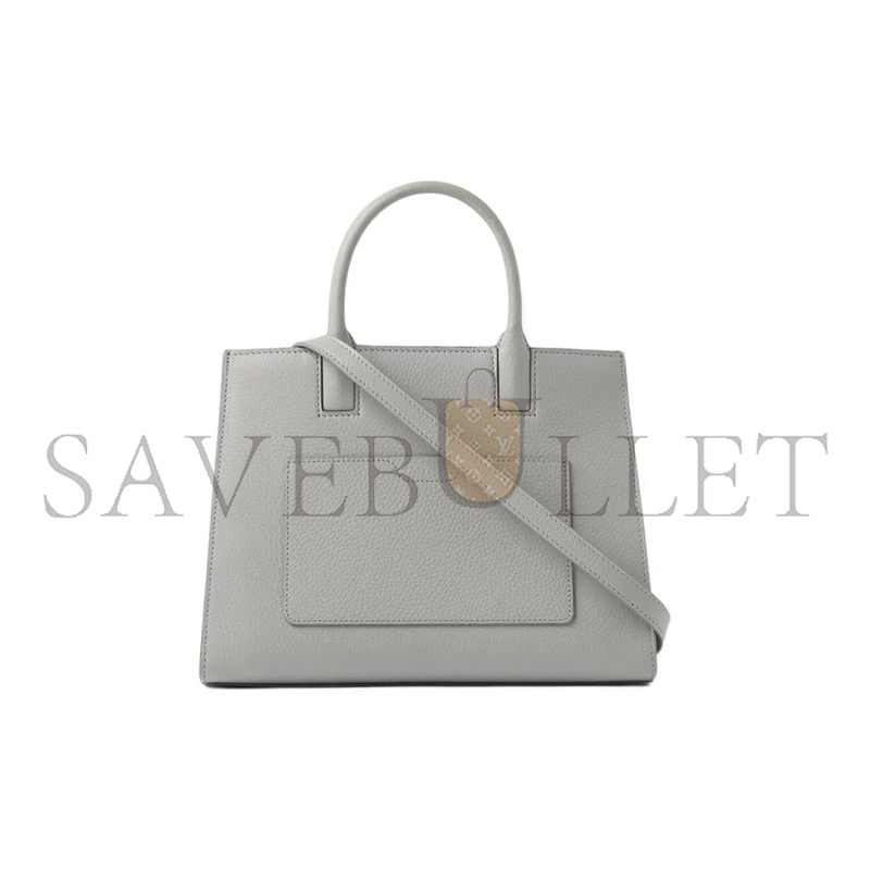 BURBERRY MINI FRANCES TOTE BAG IN GRAIN LEATHER 80725141 (27*20*11cm)