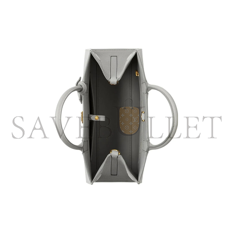 BURBERRY MINI FRANCES TOTE BAG IN GRAIN LEATHER 80725141 (27*20*11cm)