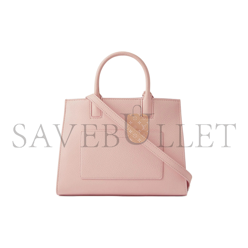 BURBERRY MINI FRANCES TOTE BAG IN GRAIN LEATHER 80725131 (27*20*11cm)