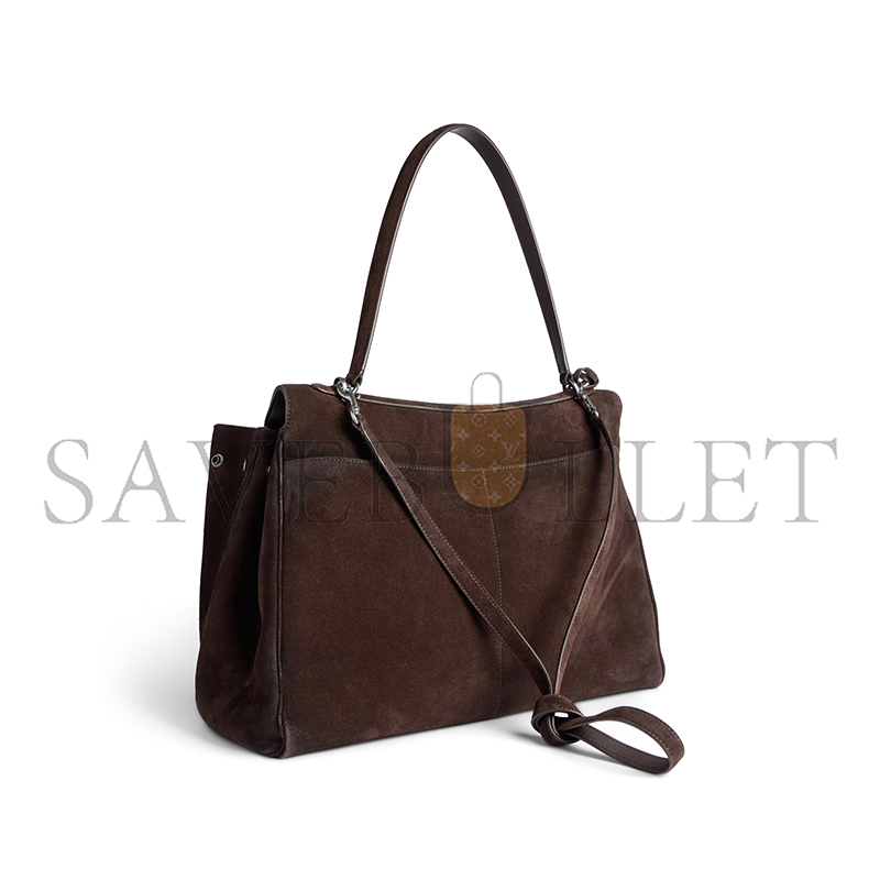 BALENCIAGA RODEO HANDBAG LARGE IN LIGHT ESPRESSO 7897442AB4G2308 (39.8*29.9*12.9cm)