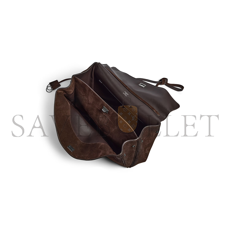 BALENCIAGA RODEO HANDBAG LARGE IN LIGHT ESPRESSO 7897442AB4G2308 (39.8*29.9*12.9cm)