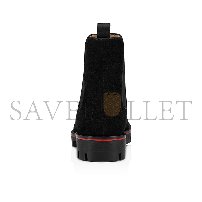 CHRISTIAN LOUBOUTIN ALPINOSOL BOOTS CALF LEATHER BLACK MEN 3230687BK01 CHRISTIAN LOUBOUTIN ALPINOSOL BOOTS CALF LEATHER BLACK MEN 3230687BK01