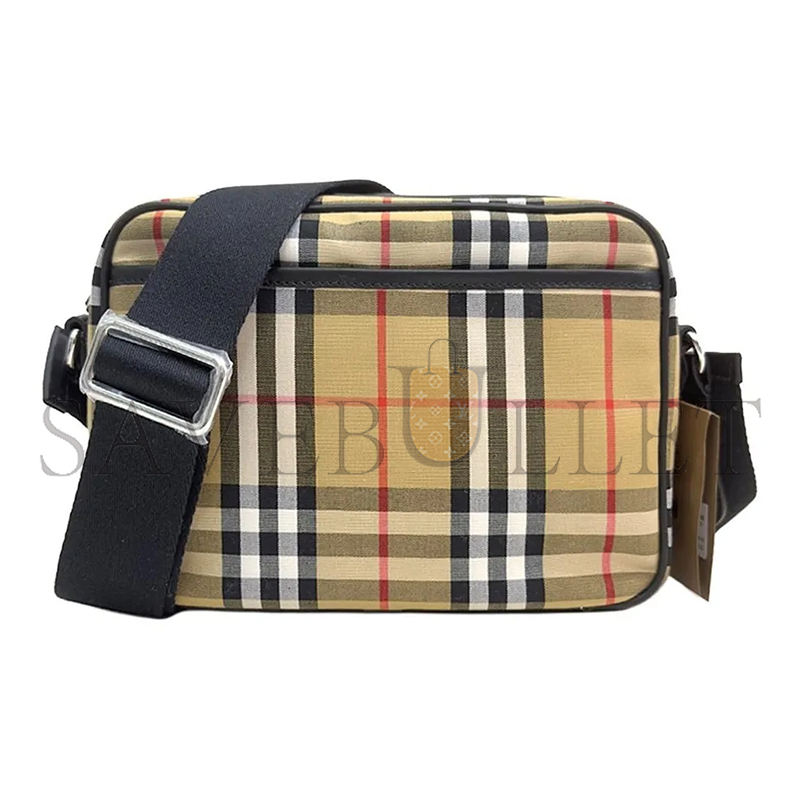 BURBERRY PADDY VINTAGE-CHECK MESSENGER BAG 80697601 (22.5*16*6.5cm)