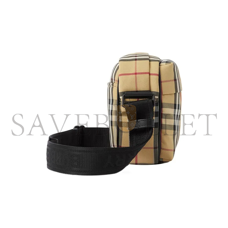 BURBERRY PADDY VINTAGE-CHECK MESSENGER BAG 80697601 (22.5*16*6.5cm)
