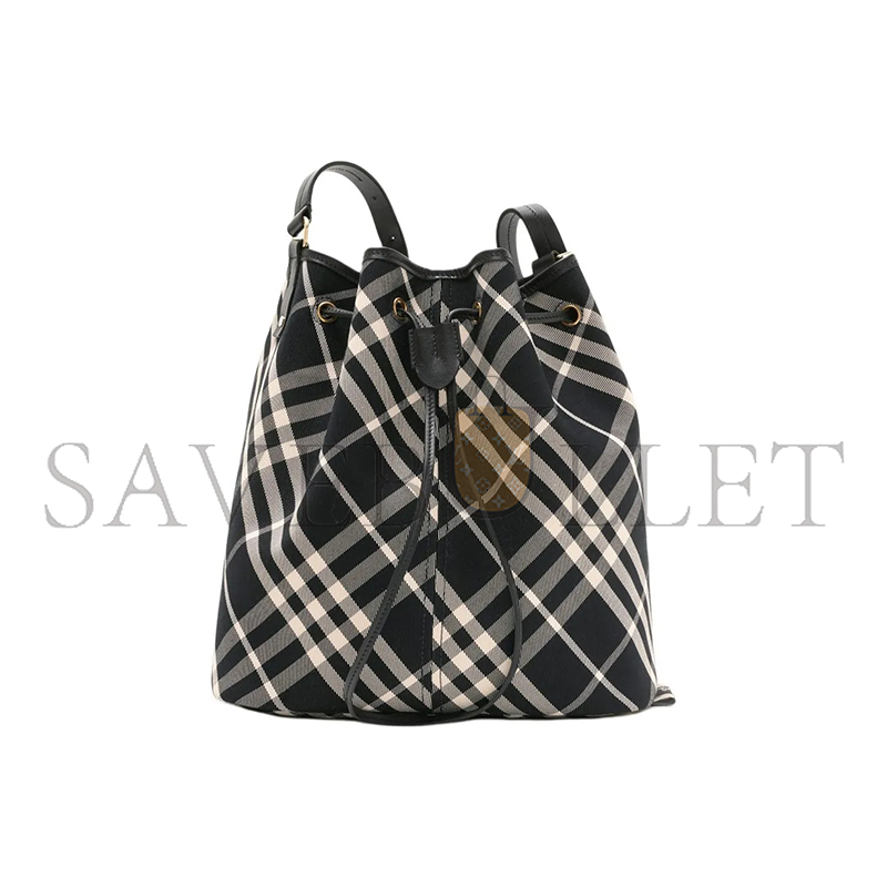 BURBERRY MEDIUM CHECK BUCKET BAG 80938711 (29*27.5*16cm)