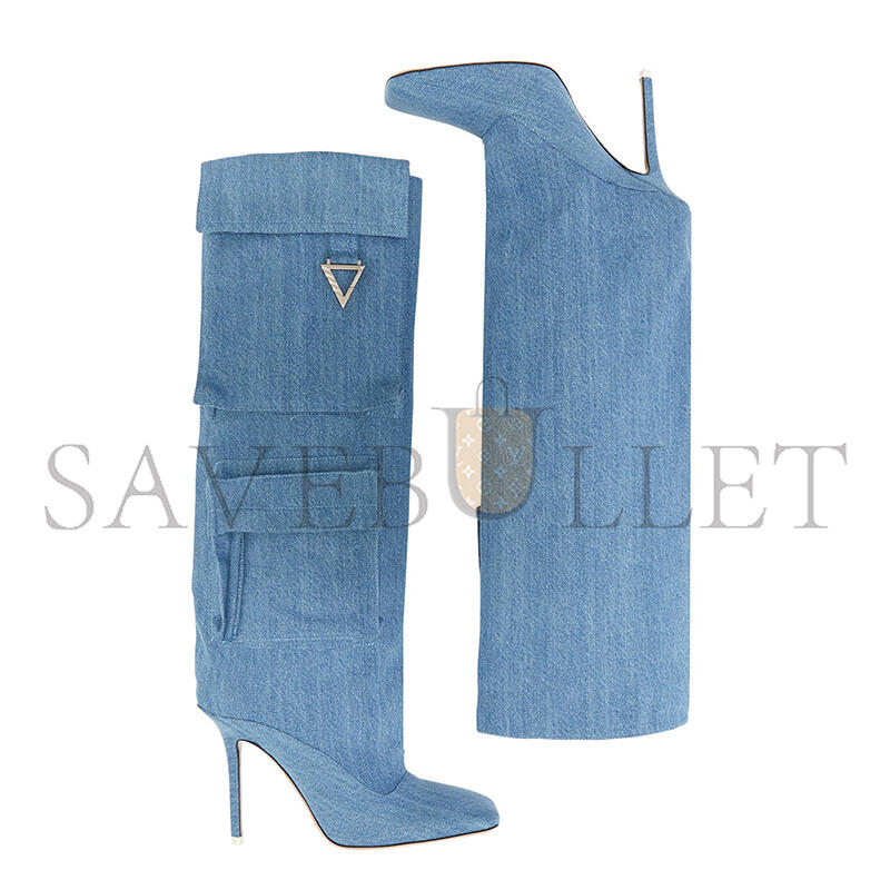 THE ATTICO ''SIENNA'' DENIM BOOT 238WS656D001045 THE ATTICO ''SIENNA'' DENIM BOOT 238WS656D001045
