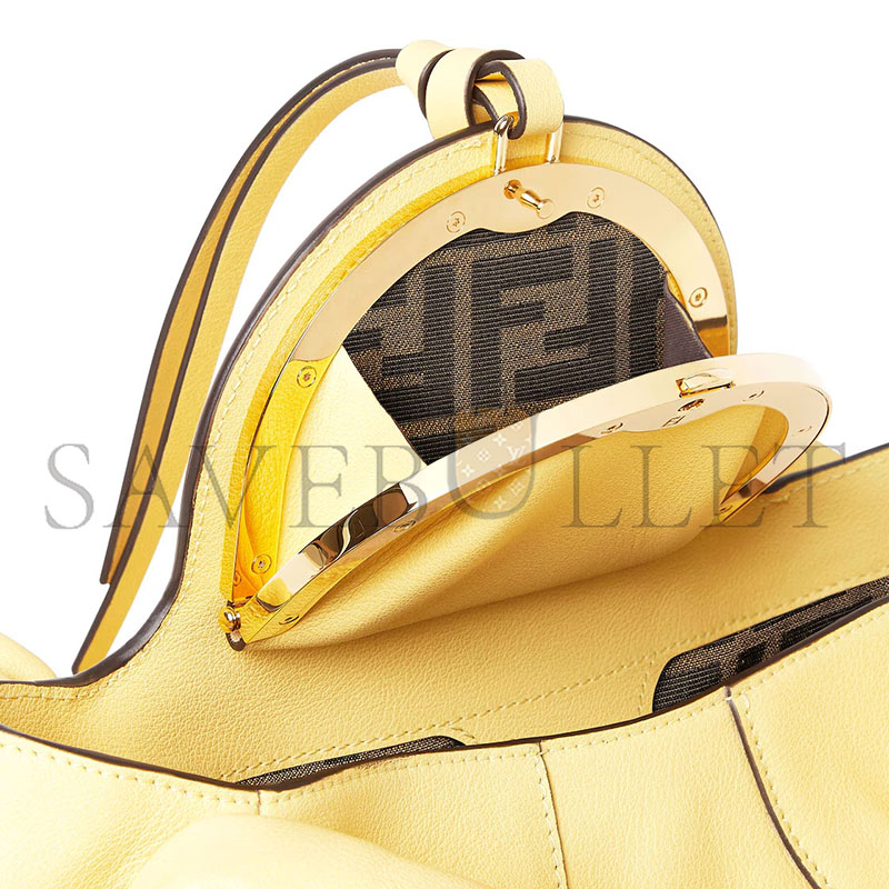 FENDI SPY SMALL YELLOW LEATHER BAG 8BR838AYCTF1NPV (32*18*12cm) FENDI SPY SMALL YELLOW LEATHER BAG 8BR838AYCTF1NPV (32*18*12cm)