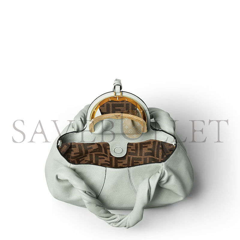 FENDI SPY SMALL MATCHA GREEN LEATHER BAG 8BR838AYCTF1SK5 (32*18*12cm) FENDI SPY SMALL MATCHA GREEN LEATHER BAG 8BR838AYCTF1SK5 (32*18*12cm)