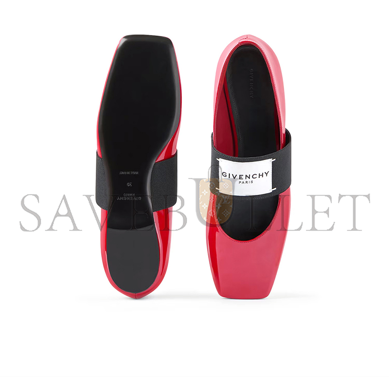 GIVENCHY SLICED SQUARE BALLERINAS IN PATENT LEATHER BE5010E2FF-699 GIVENCHY SLICED SQUARE BALLERINAS IN PATENT LEATHER BE5010E2FF-699