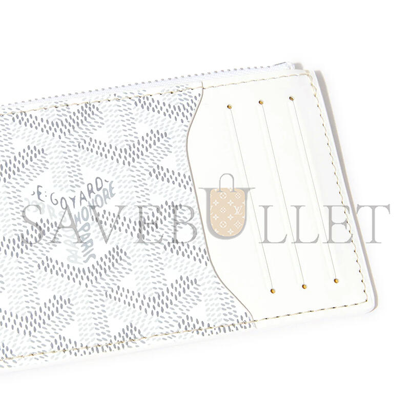 GOYARD BOURBON ZIPPED CARD HOLDER BOURBOPMLTY50CL50P (12.5*8.4*1cm)