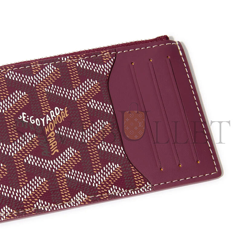 GOYARD BOURBON ZIPPED CARD HOLDER BOURBOPMLTY33CL33P (12.5*8.4*1cm) GOYARD BOURBON ZIPPED CARD HOLDER BOURBOPMLTY33CL33P (12.5*8.4*1cm)