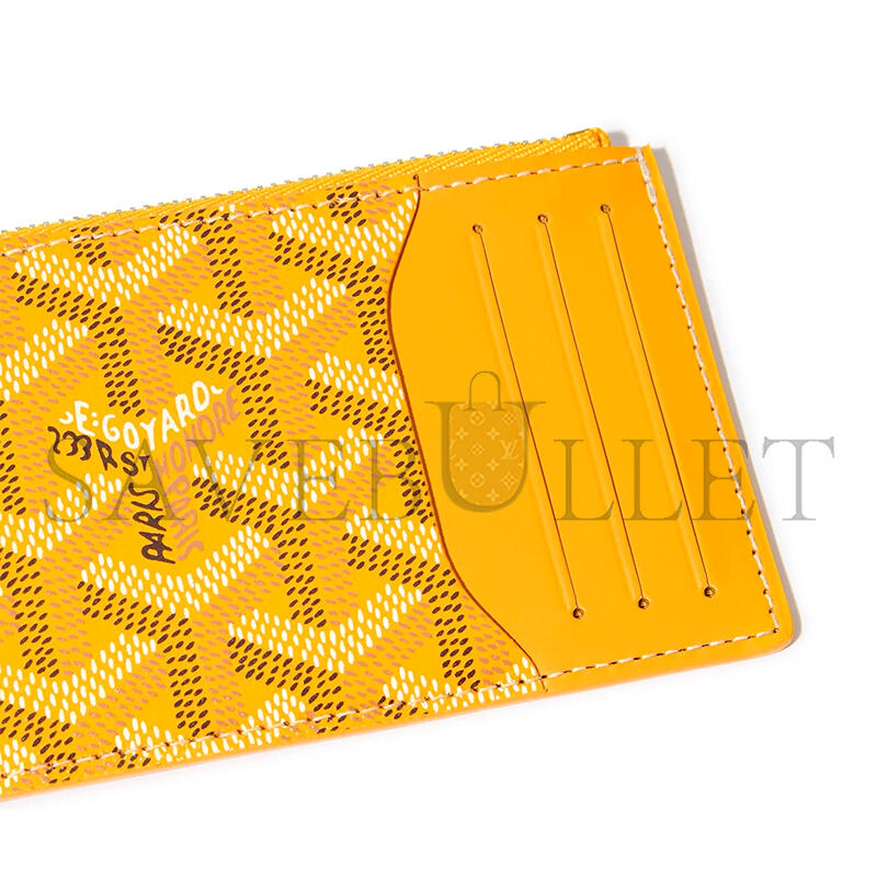 GOYARD BOURBON ZIPPED CARD HOLDER BOURBOPMLTY08CL08P (12.5x8.4x1cm) GOYARD BOURBON ZIPPED CARD HOLDER BOURBOPMLTY08CL08P (12.5x8.4x1cm)