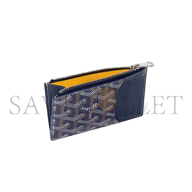 GOYARD BOURBON ZIPPED CARD HOLDER BOURBOPMLTY12CL12P (12.5*8.4*1cm)