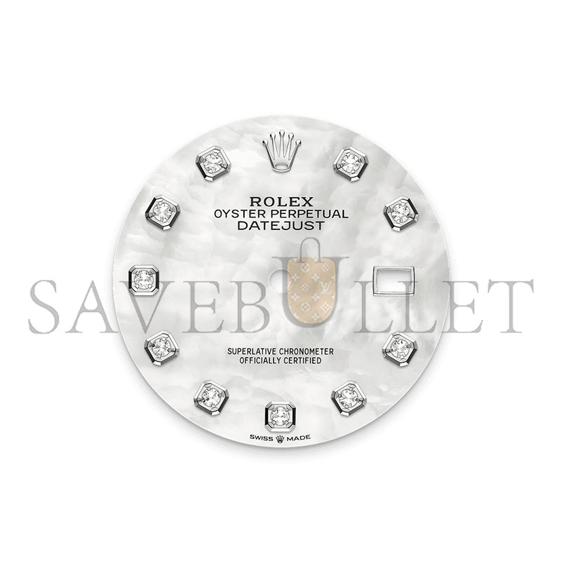 ROLEX DATEJUST 36 OYSTER, 36 MM, OYSTERSTEEL AND WHITE GOLD 126234