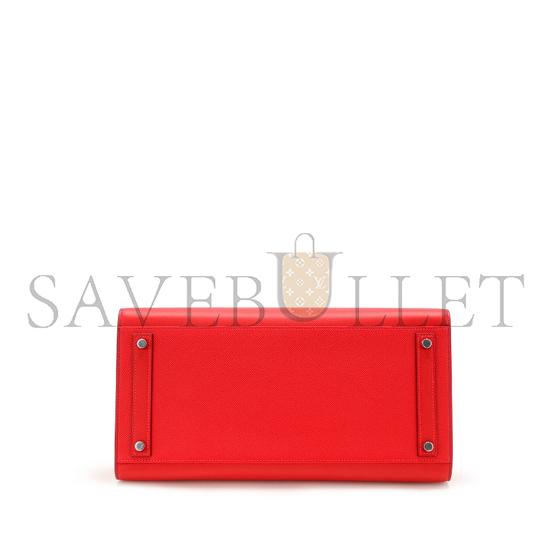 HERMES APRICOT, BLEU AGATE, MAGNOLIA, AND ROUGE CASAQUE EPSOM SELLIER SUNSET BIRKIN 30 PALLADIUM HARDWARE  (30*23*15cm)