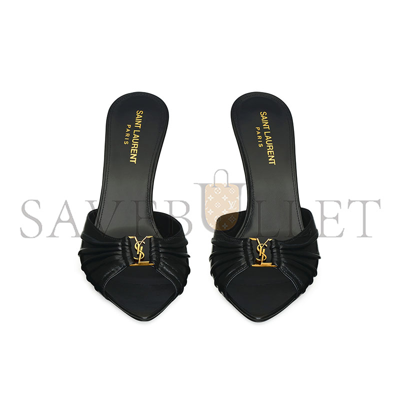 YSL BABYLONE SMOOTH LEATHER MULES 799606AAC4K1000
