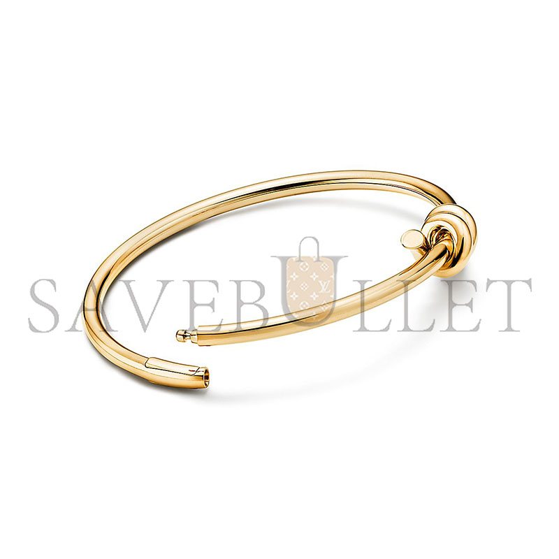 TIFFANY WIRE BANGLE IN YELLOW GOLD 70414961
