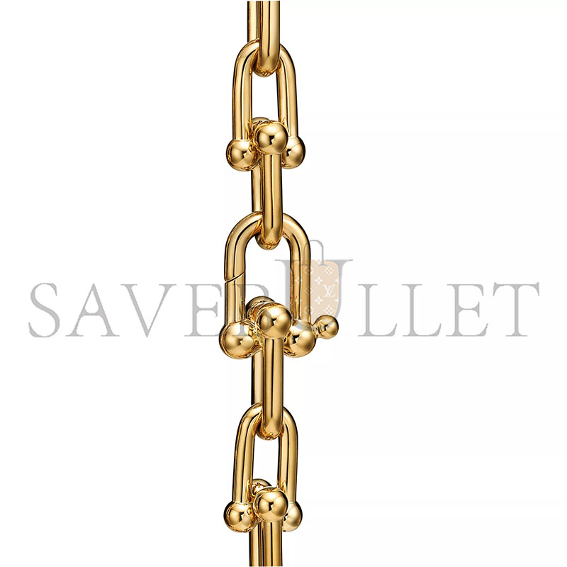 TIFFANY HARDWEAR MEDIUM LINK BRACELET IN YELLOW GOLD 70881675