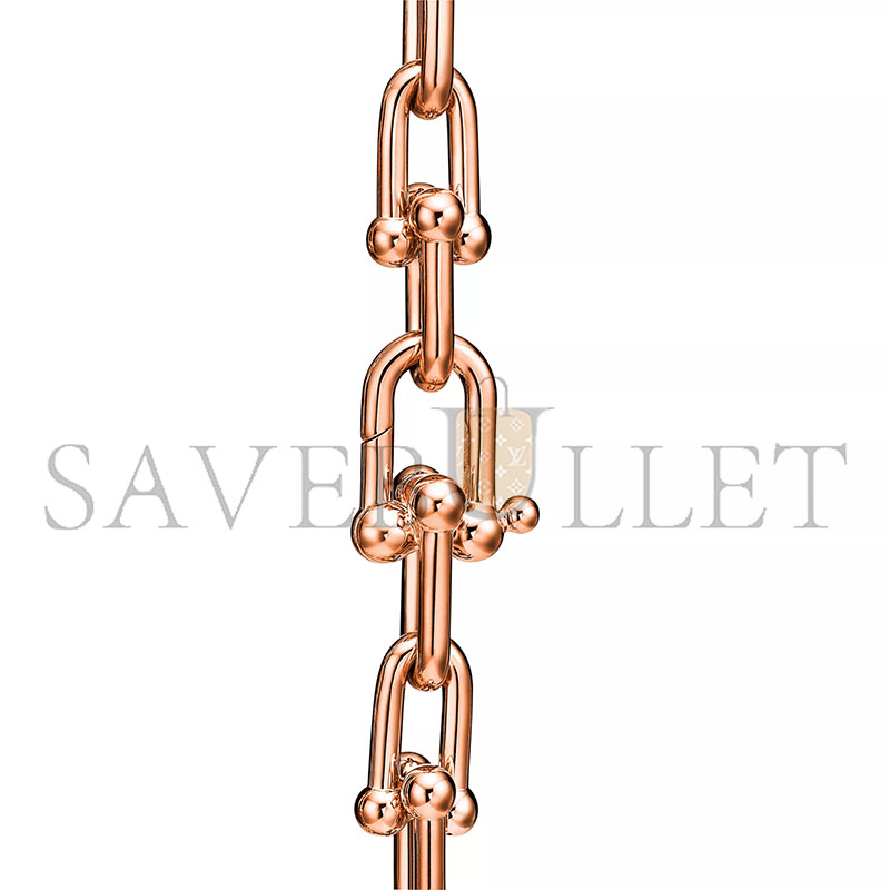 TIFFANY HARDWEAR MEDIUM LINK BRACELET IN ROSE GOLD 70881764