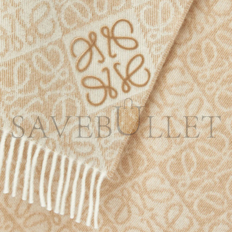 LOEWE SCARF ANAGRAM IN WOOL AND CASHMERE F811SS1X01 (180*38cm)