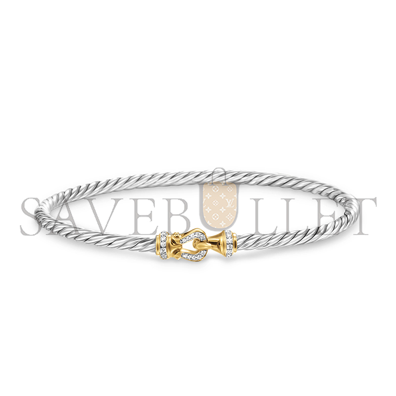 DAVID YURMAN BUCKLE CLASSIC CABLE BRACELET B16841DS8ADI DAVID YURMAN BUCKLE CLASSIC CABLE BRACELET B16841DS8ADI