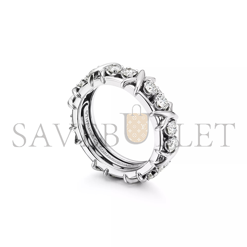 TIFFANY SIXTEEN STONE BY TIFFANY RING IN PLATINUM WITH DIAMONDS 19186555