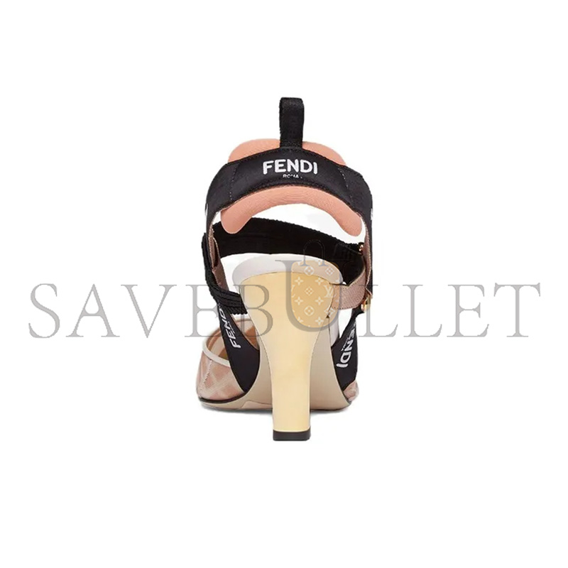 FENDI COLIBRI HIGH-HEELED SLINGBACKS 8J8143AN7HF1KNV