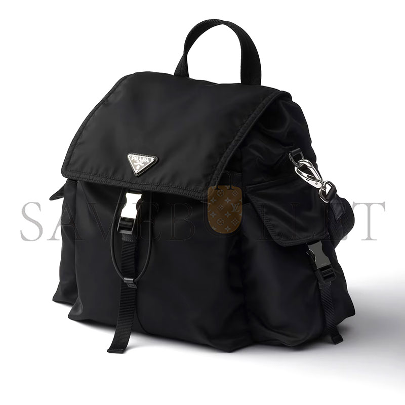 PRADA EXPLORE RE-NYLON GLOSSY LEATHER BACKPACK 2VZ118 (39*37*20cm) PRADA EXPLORE RE-NYLON GLOSSY LEATHER BACKPACK 2VZ118 (39*37*20cm)