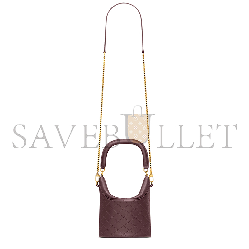 YSL GABY BUCKET BAG IN LAMBSKIN 7639611EL076195 (18*15*13cm)