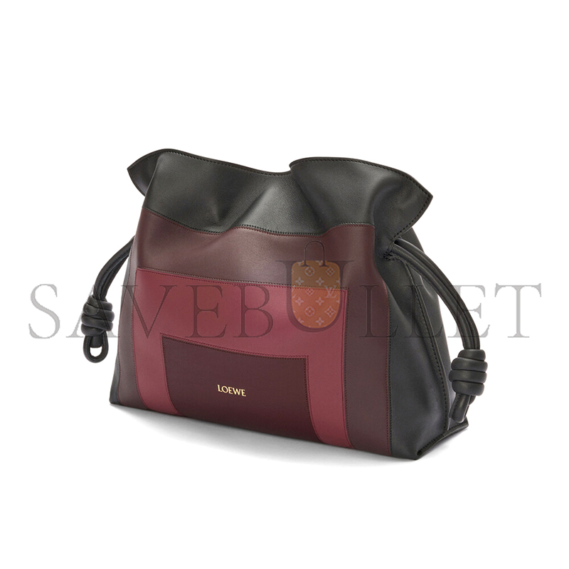 LOEWE X ALBERS MEDIUM FLAMENCO CLUTCH IN NAPPA CALFSKIN A411FC1XDD (30*24.5*10.5cm)