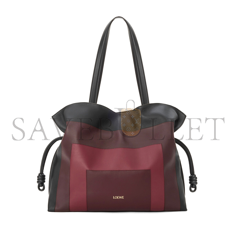 LOEWE X ALBERS XL FLAMENCO CLUTCH IN NAPPA CALFSKIN A411X12X40 (44.7*34.5*21.5cm)
