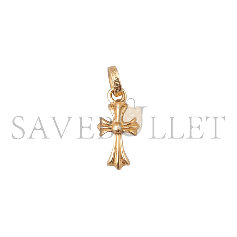 CHROME HEARTS 22K PAVÉ PINK SAPPHIRE BABY FAT PENDANT