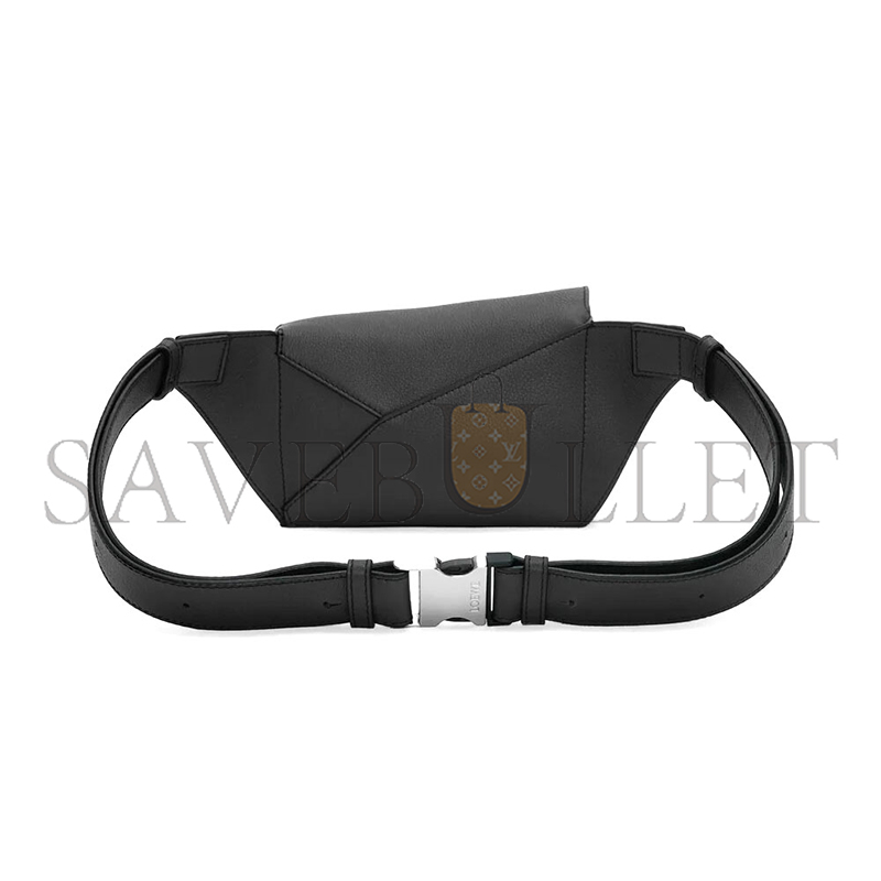 LOEWE MINI PUZZLE EDGE BUMBAG IN CLASSIC CALFSKIN B510EB1X03 (17.5*11.8*7.5cm)