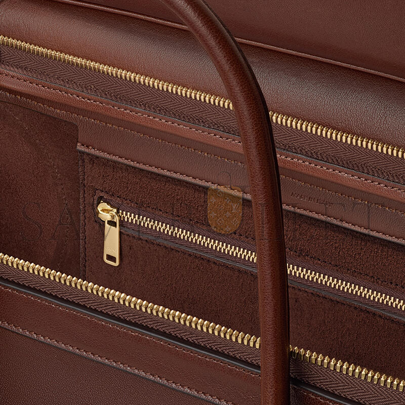 CELINE MEDIUM SMILING NEW LUGGAGE IN SUPPLE SHINY LAMBSKIN 123693GW2.28BK (36*22*16cm)