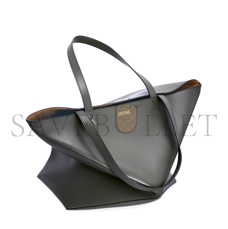 LOEWE XL PUZZLE FOLD TOTE IN SHINY CALFSKIN B933Q18X01 (42*41*18cm)