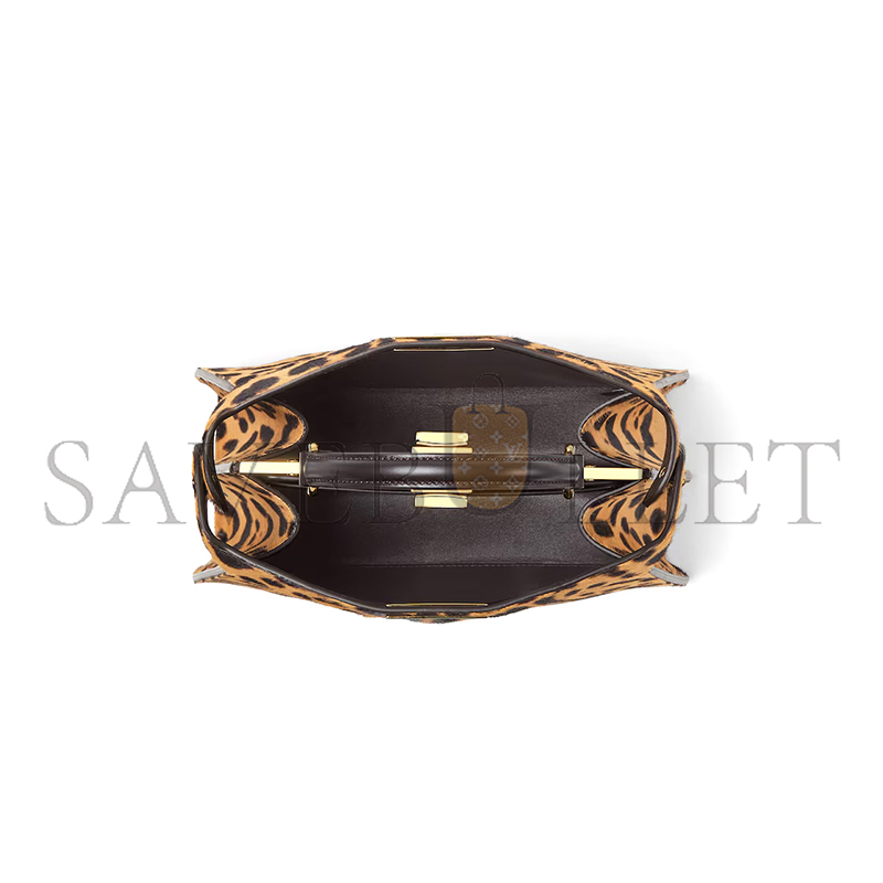 FENDI PEEKABOO ISEEU SMALL PRINTED CAVALLINO CALFSKIN BAG 8BN327AVQ5F0A6E (27*21*11cm)