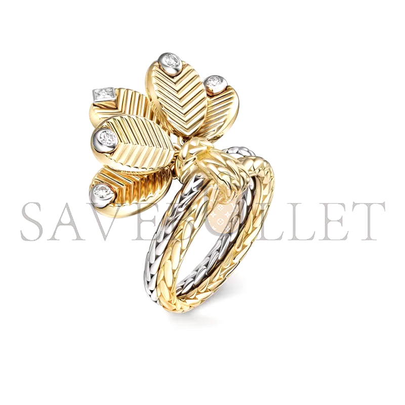 CARTIER GRAIN DE CAFÉ RING DIAMONDS B4242252