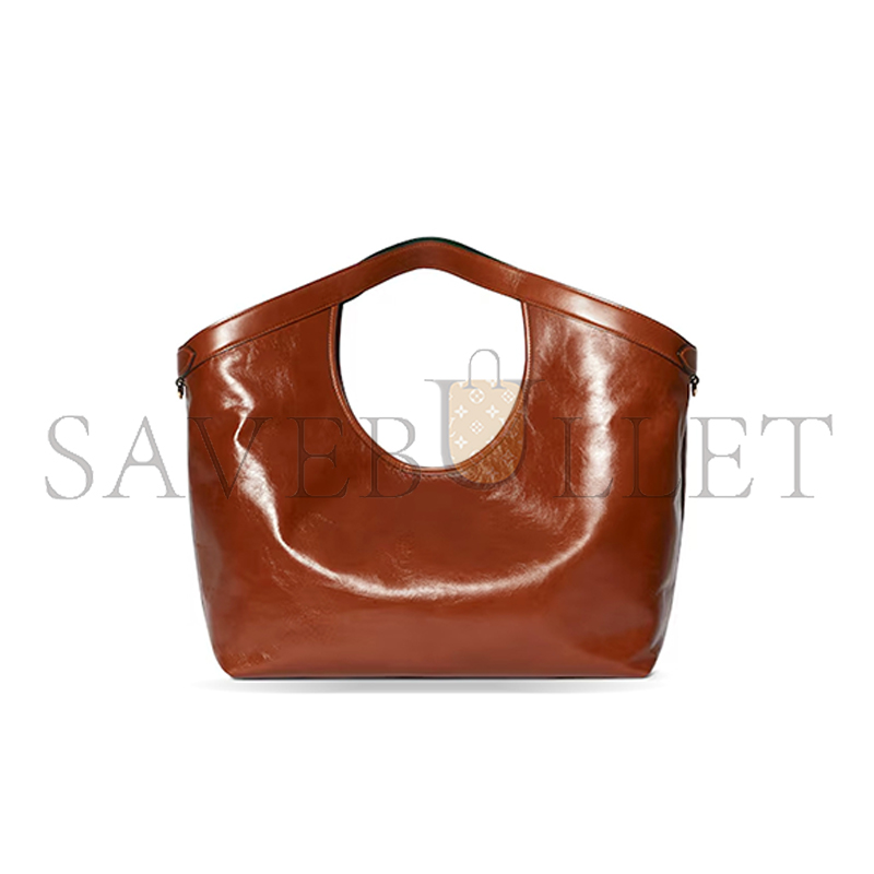 CUCCL GIGLIO LARGE TOTE BAG IN DARK BROWN LEATHER 853971(60*47*16CM)