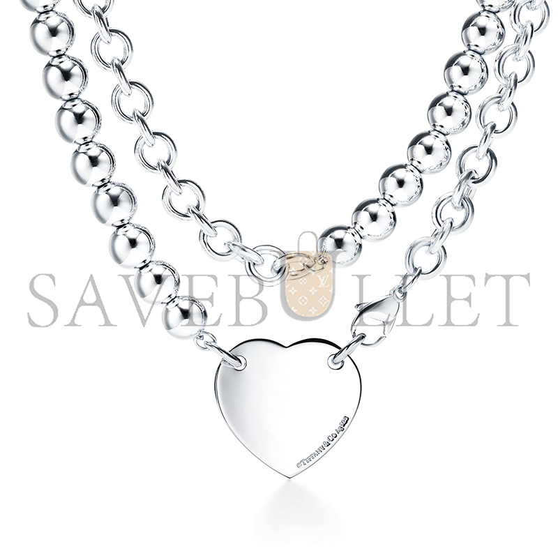 TIFFANY RETURN TO TIFFANY HEART TAG WRAP NECKLACE 68892538