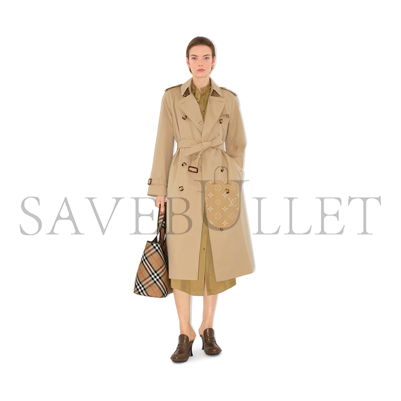 BURBERRY LONG WATERLOO HERITAGE TRENCH COAT 80794201 BURBERRY LONG WATERLOO HERITAGE TRENCH COAT 80794201