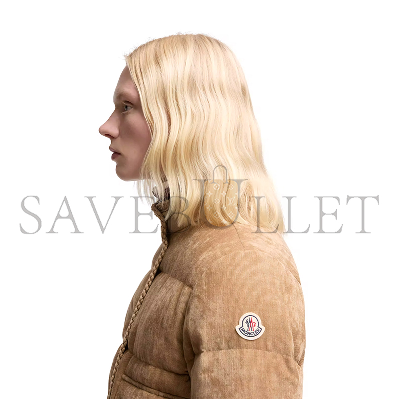 MONCLER ESSARTS BRAIDED TRIM CORDUROY SHORT DOWN JACKET K20931A0002159860