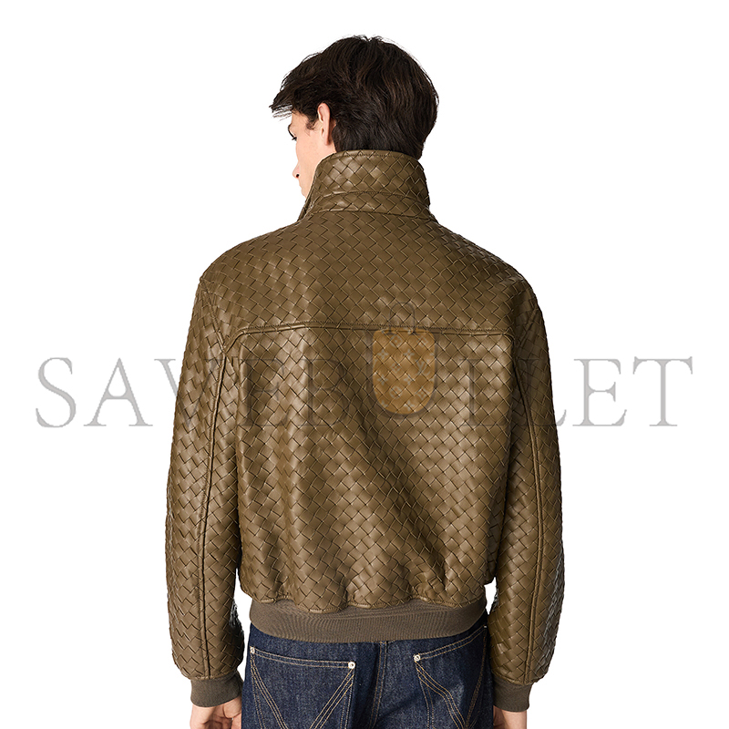 BOTTEGA VENETA INTRECCIATO LEATHER BLOUSON 811525V2JG09523