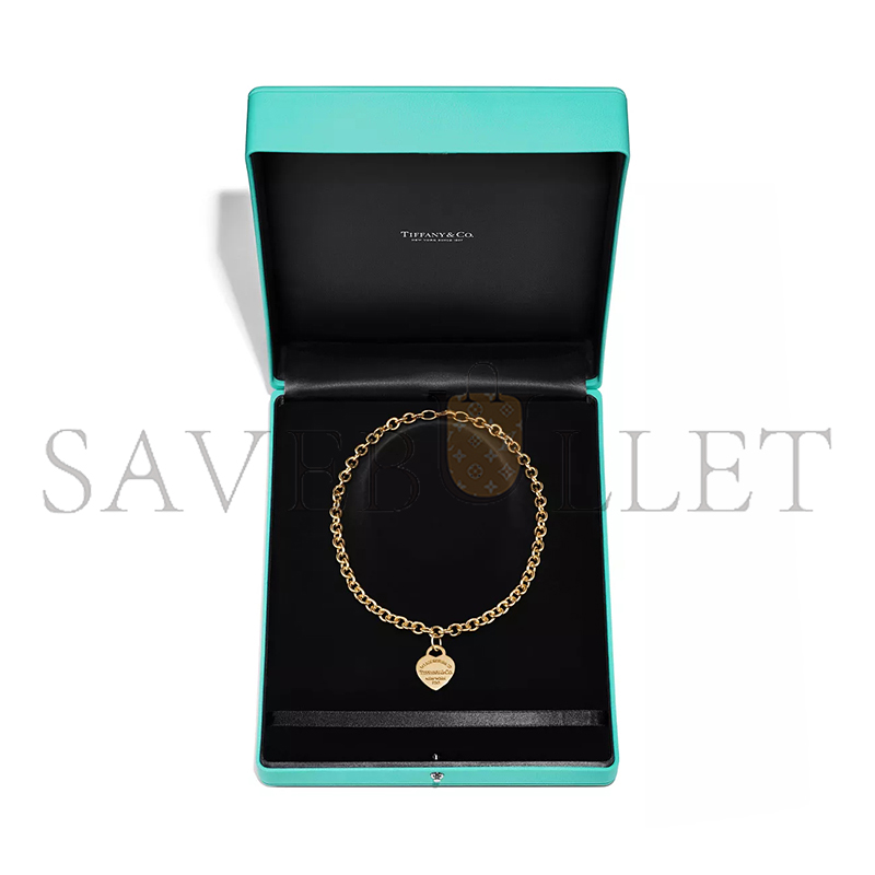 TIFFANY RETURN TO TIFFANY HEART TAG NECKLACE IN YELLOW GOLD, MEDIUM 72975456